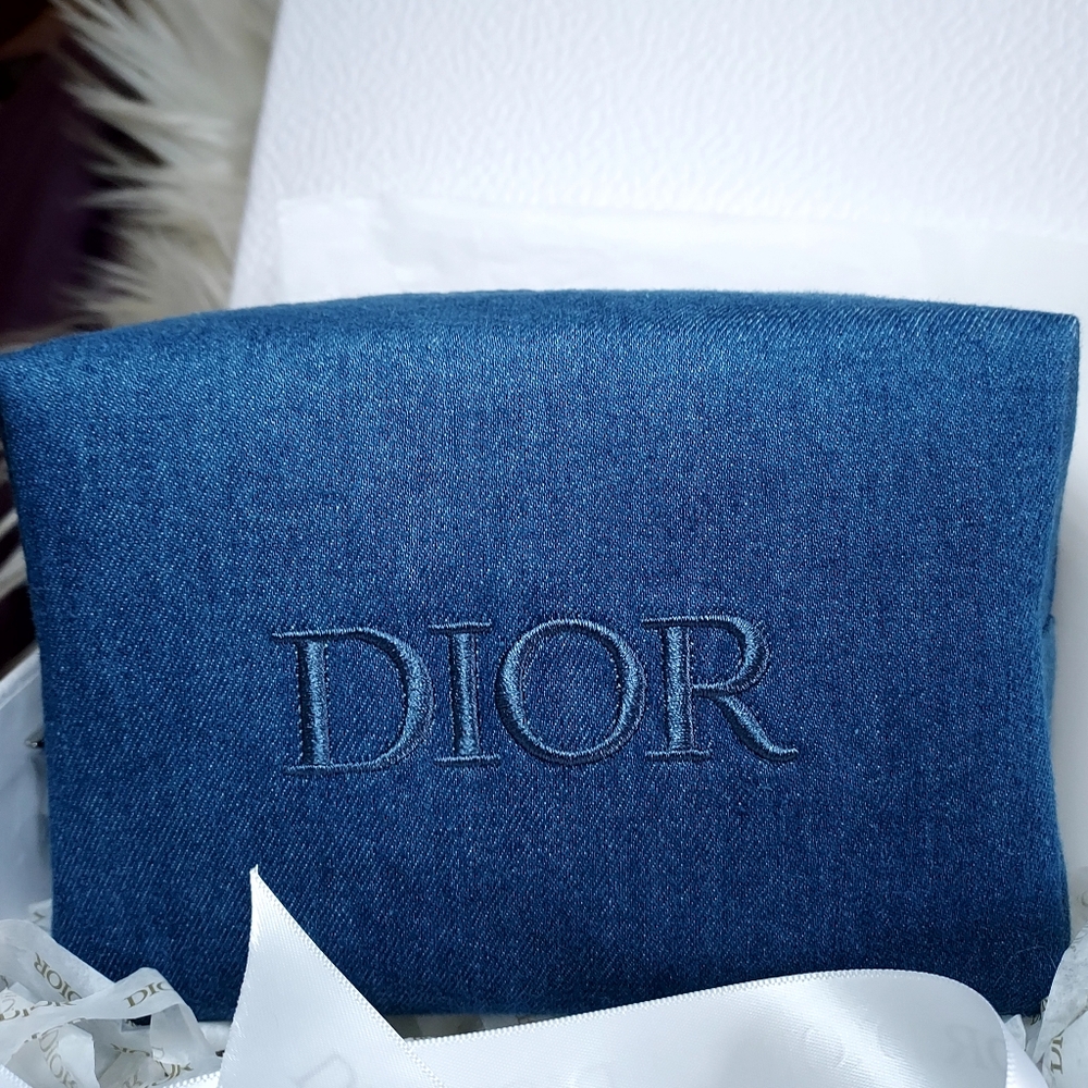 NEW Dior Denim Beauty Pouch